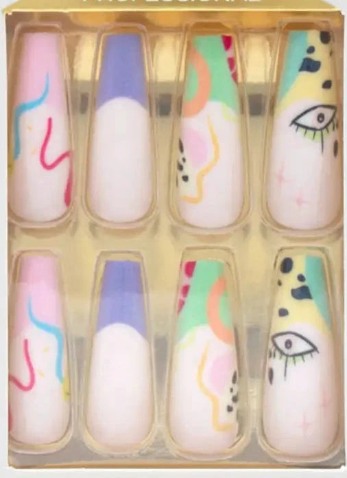 Abstract Press On Nails