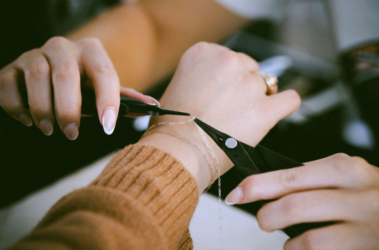 Silver Necklace - Permanent Jewelry